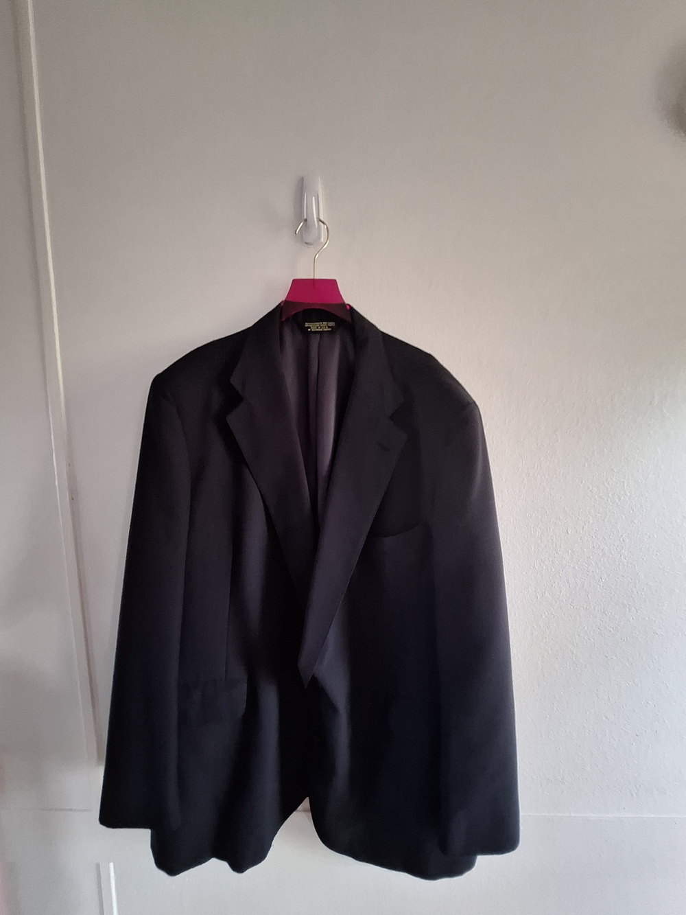 Tailored Men's Black Blazer - Classic Single-Breasted Sport Coat